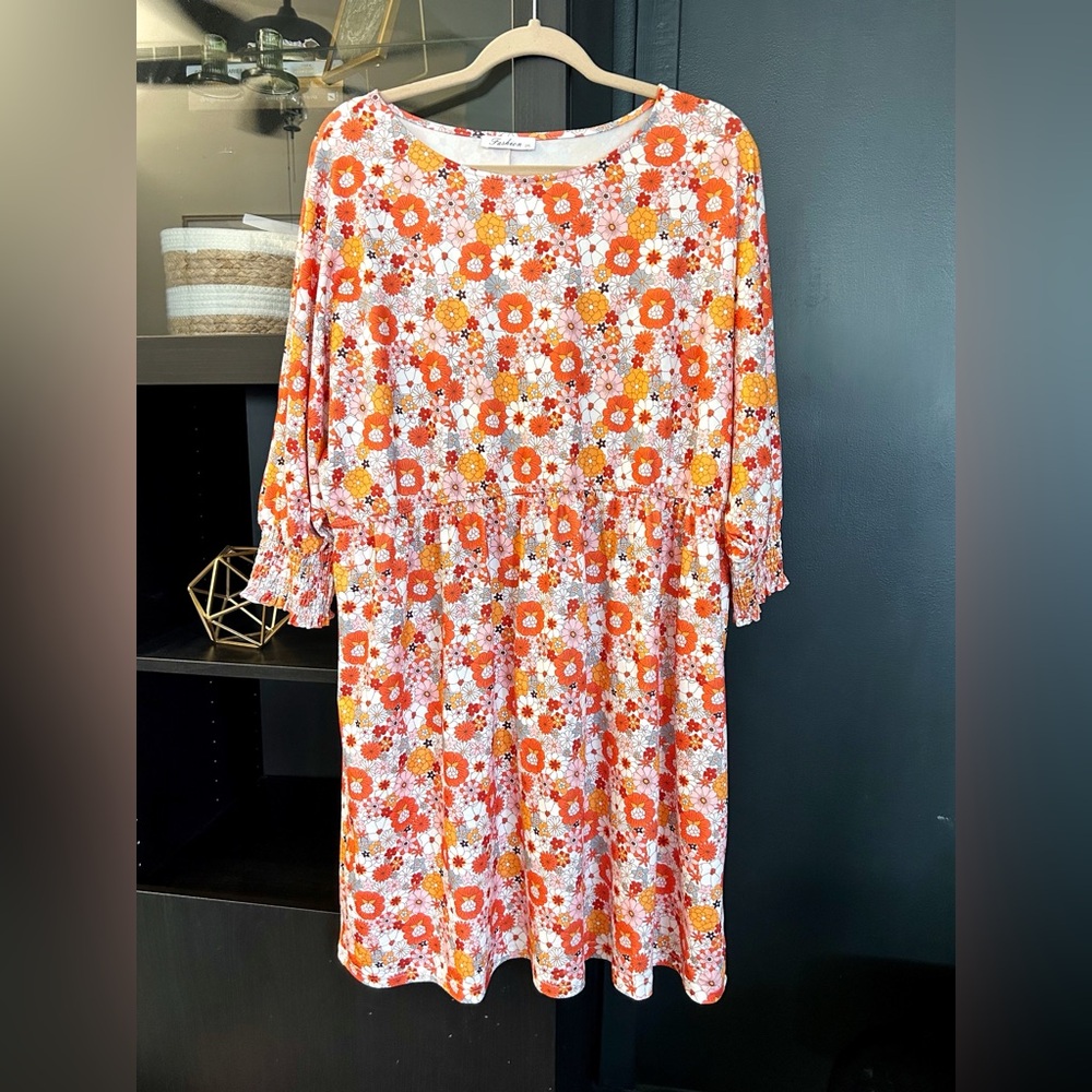 Retro floral dress